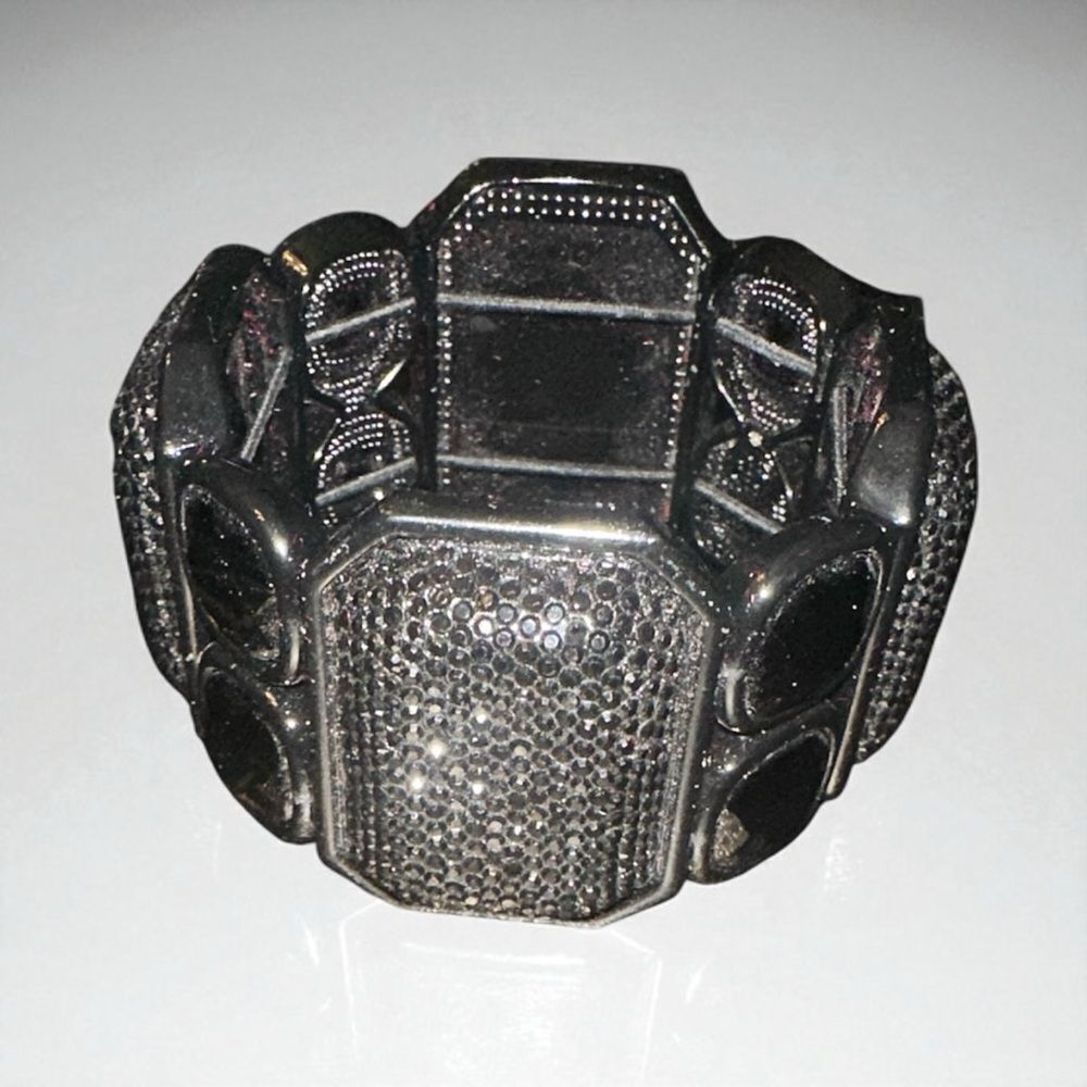 Vintage Sparkling Silver stretchy Bracelet